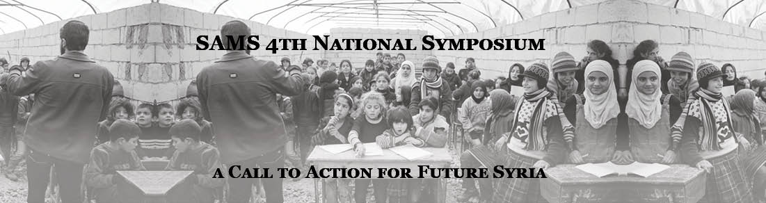 SAMS 4th National Symposium:  A Call To Action For Future Syria Banner
